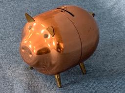 COPPER PIGGY BANK!