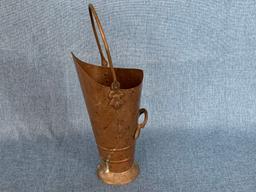 EARLY HANDLED COPPER VASE!