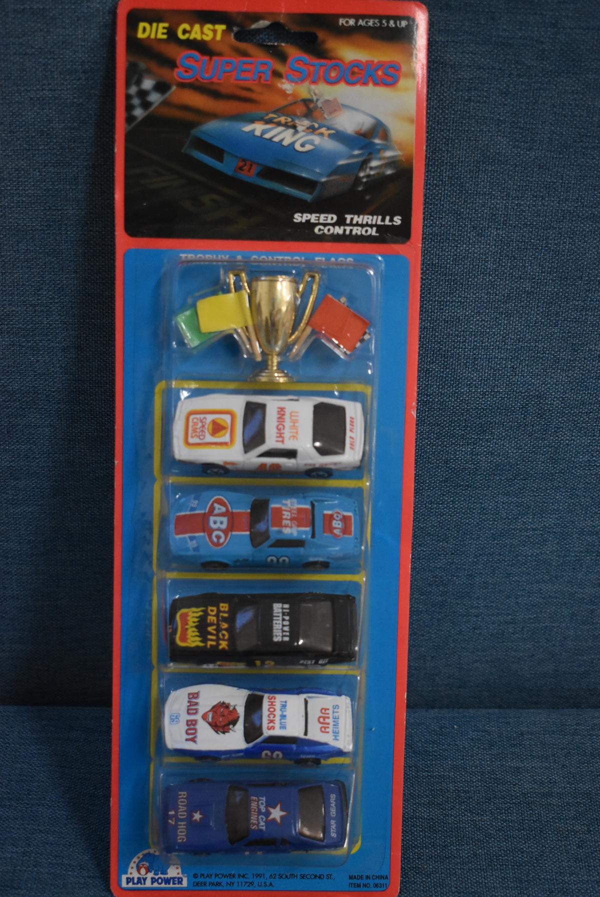 DIE CAST SUPER STOCK ( 5 PC. ) 1991 UNOPENED!