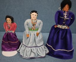 HAND SEWN NAVAJO DOLLS!