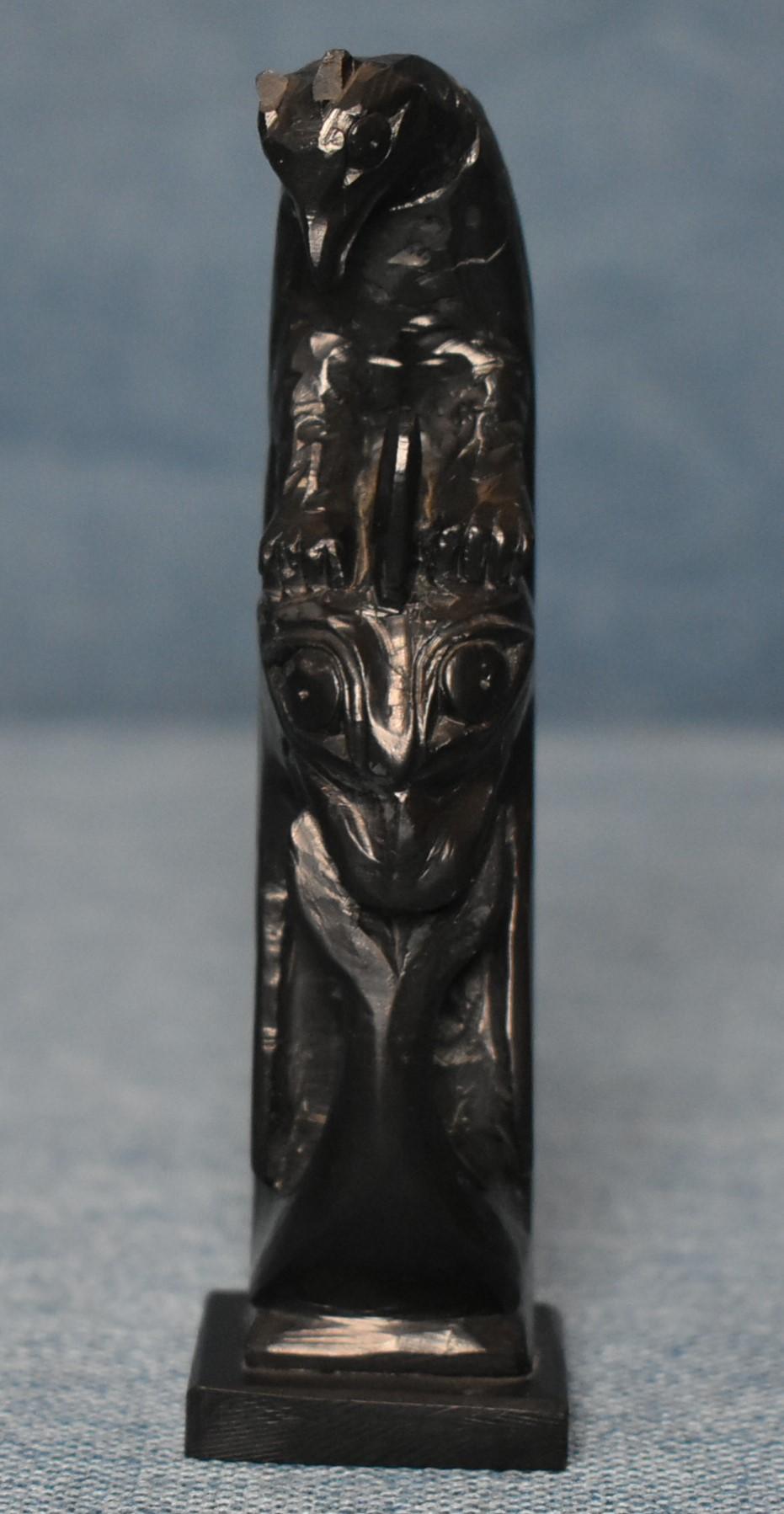 RARE ARGILLITE CARVING!