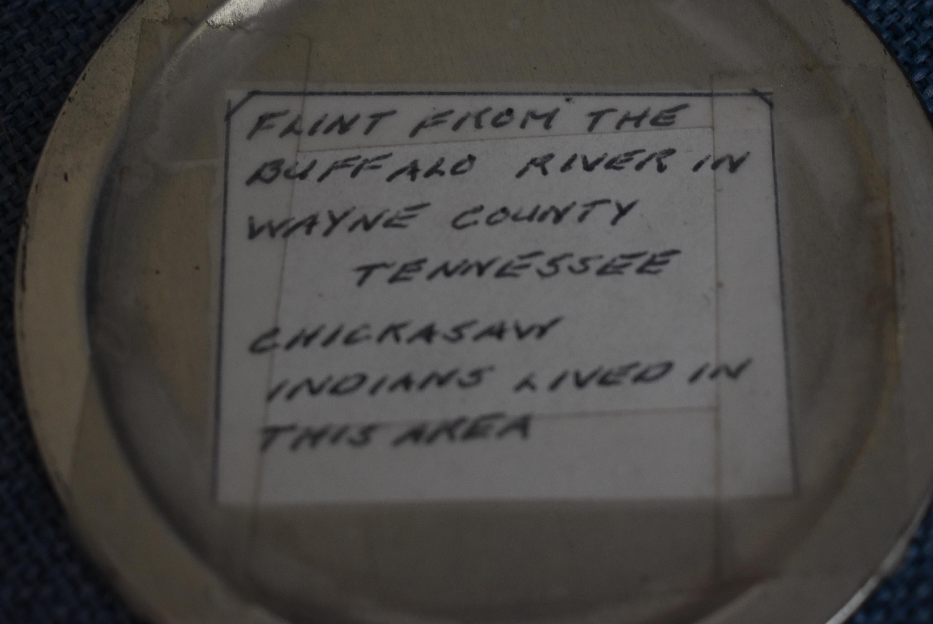 BUFFALO RIVER CHICKASAW INDIANS FLINT!