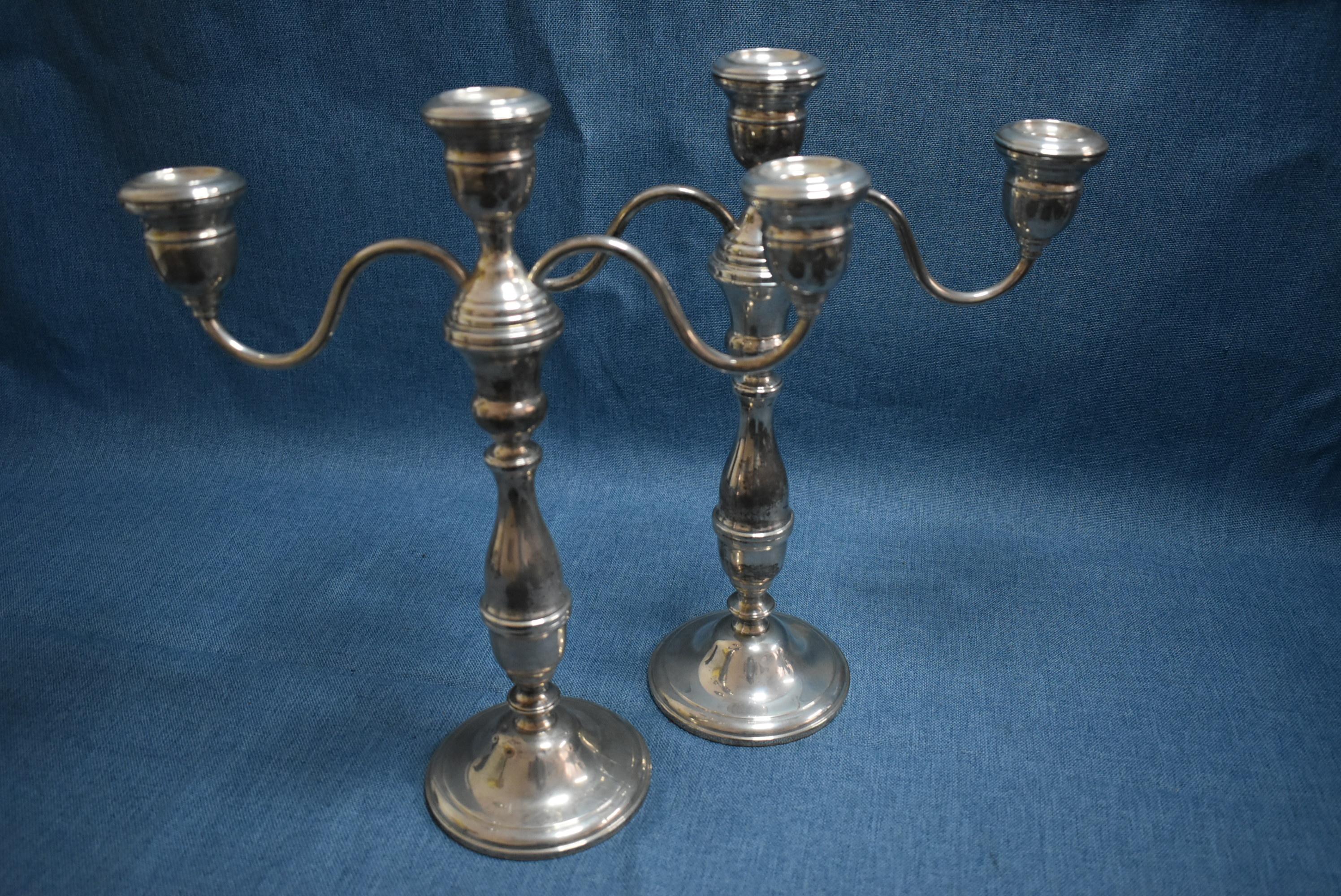 STERLING CANDELABRAS!