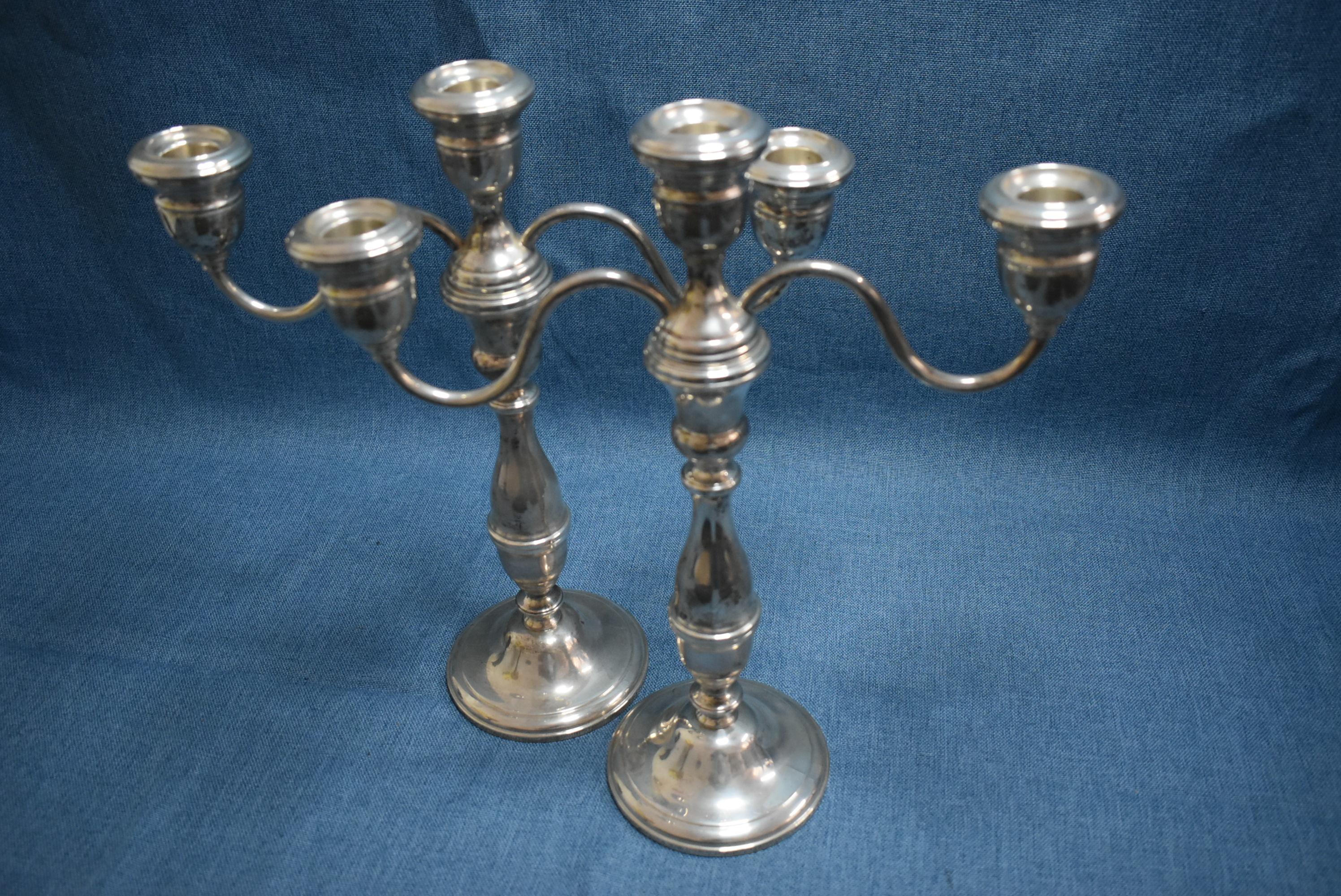 STERLING CANDELABRAS!