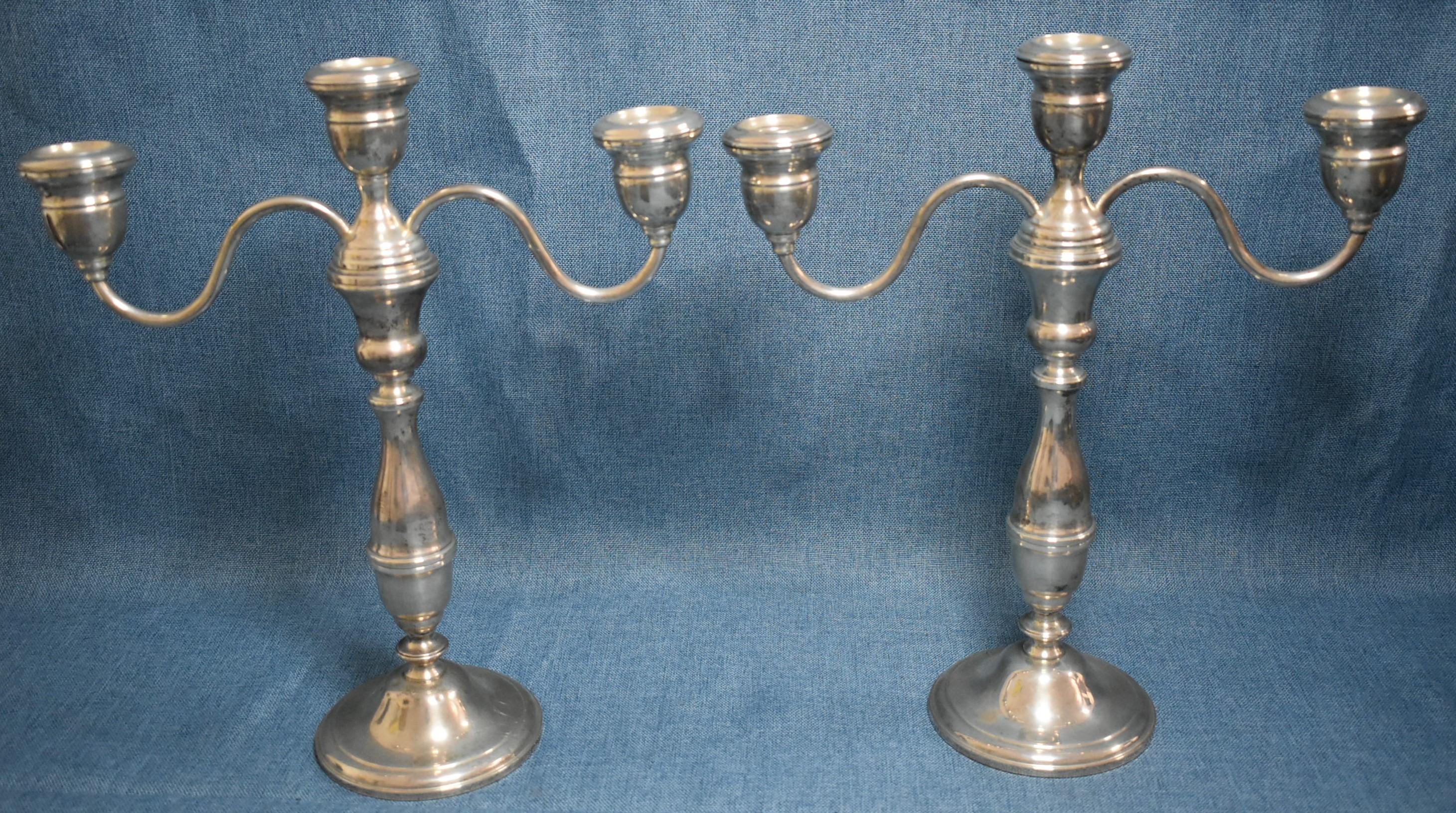 STERLING CANDELABRAS!