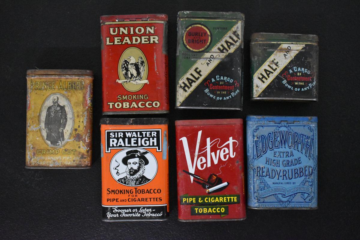 VINTAGE TOBACCO TINS!