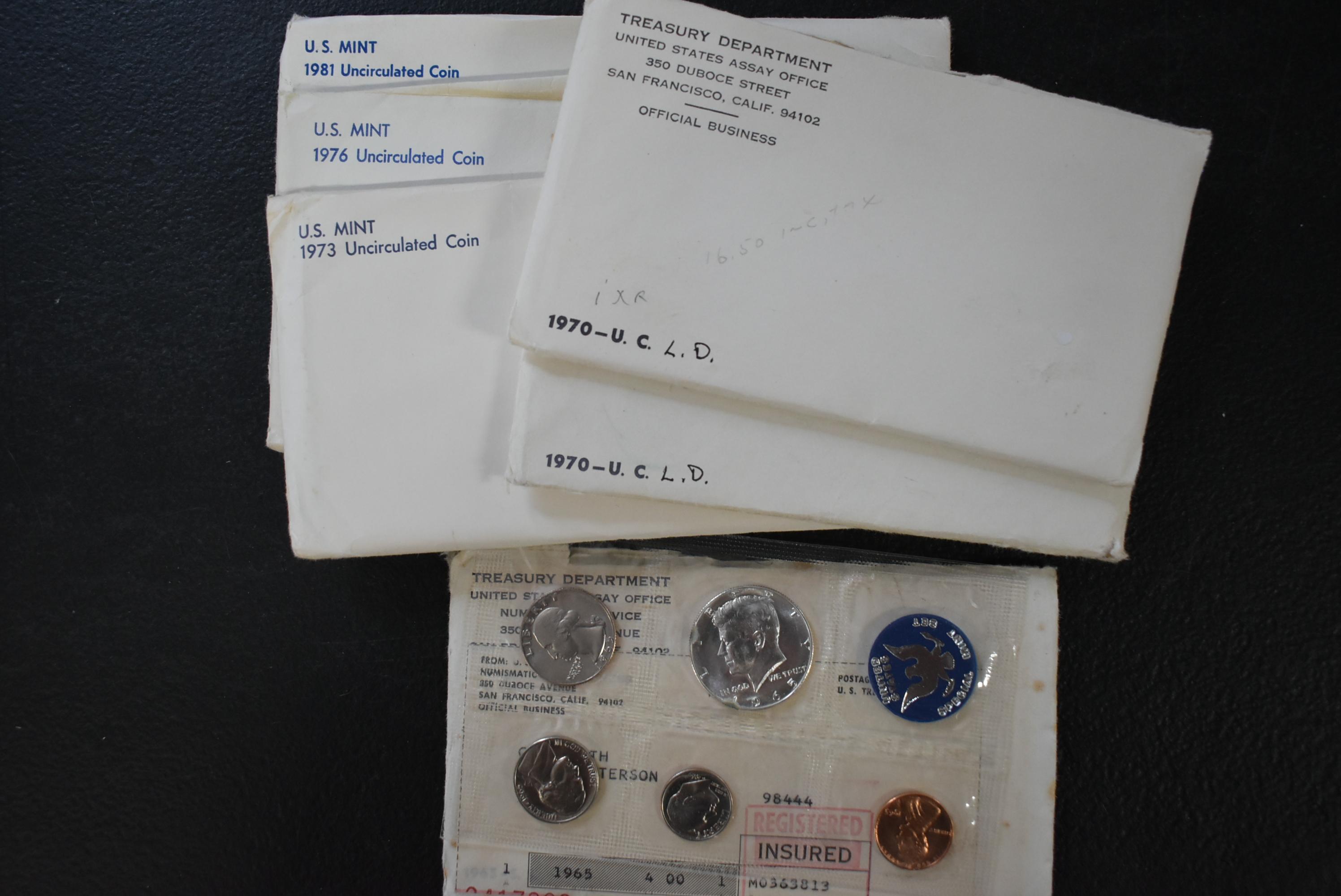 US MINT UNCIRCULATED COIN SETS!