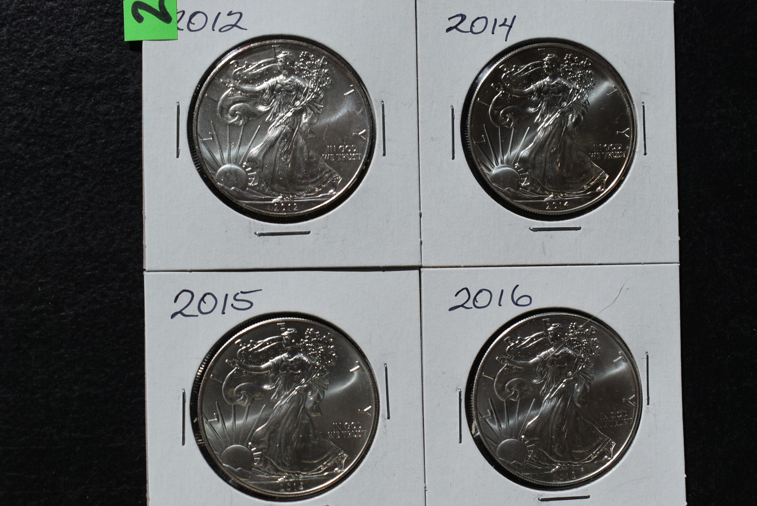 AMERICAN EAGLE 1OZ FINE SILVER $1 COINS!