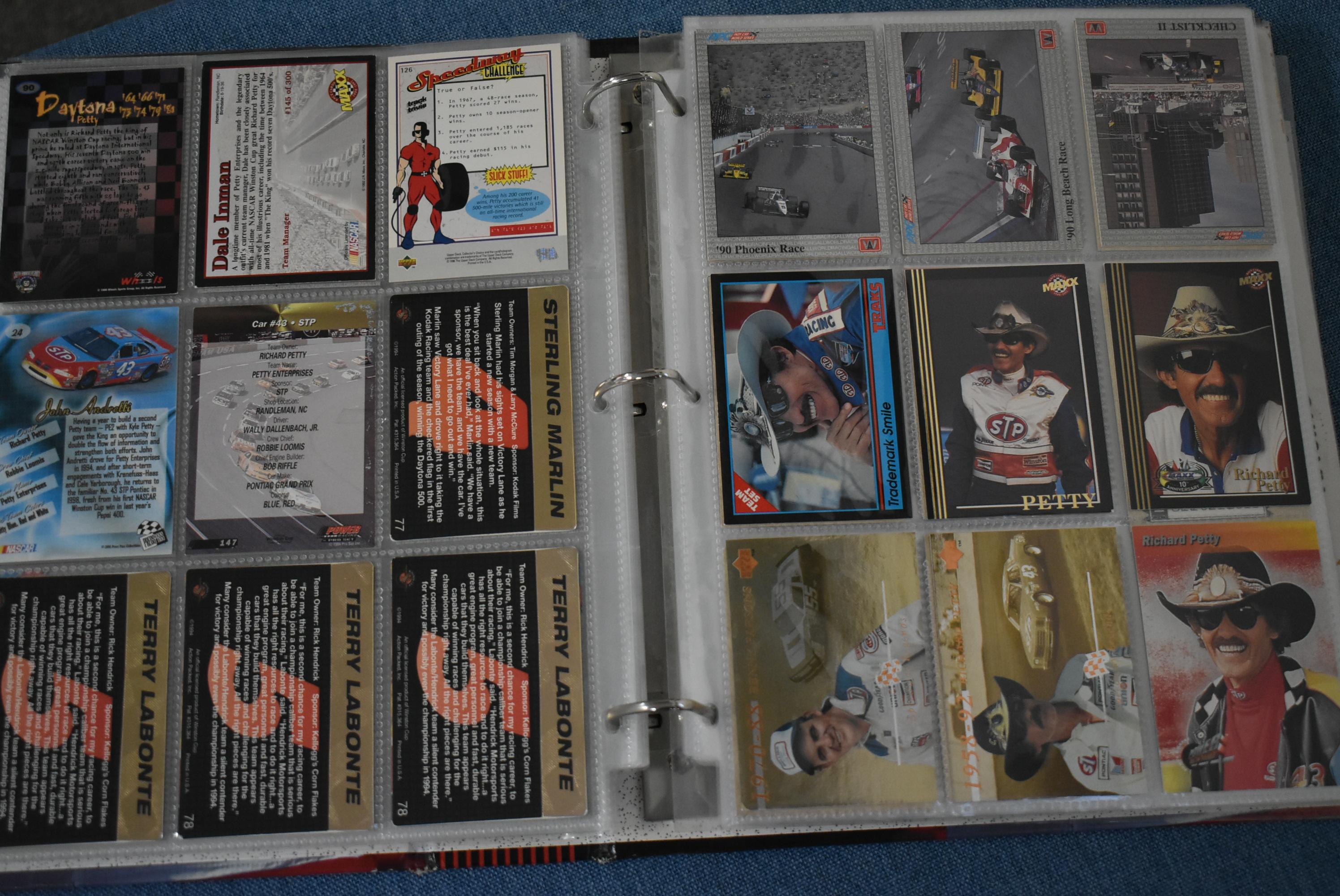 NASCAR & FORMULA 1 RACING CARD COLLECTION!!!