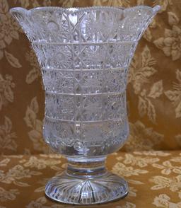 MID CENTURY CRYSTAL VASE!!