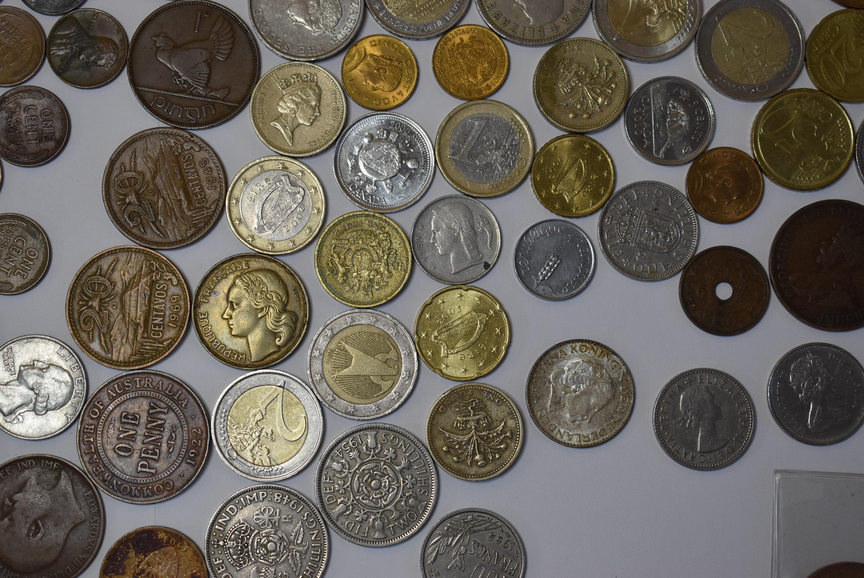 VINTAGE FOREIGN COIN COLLECTION!!
