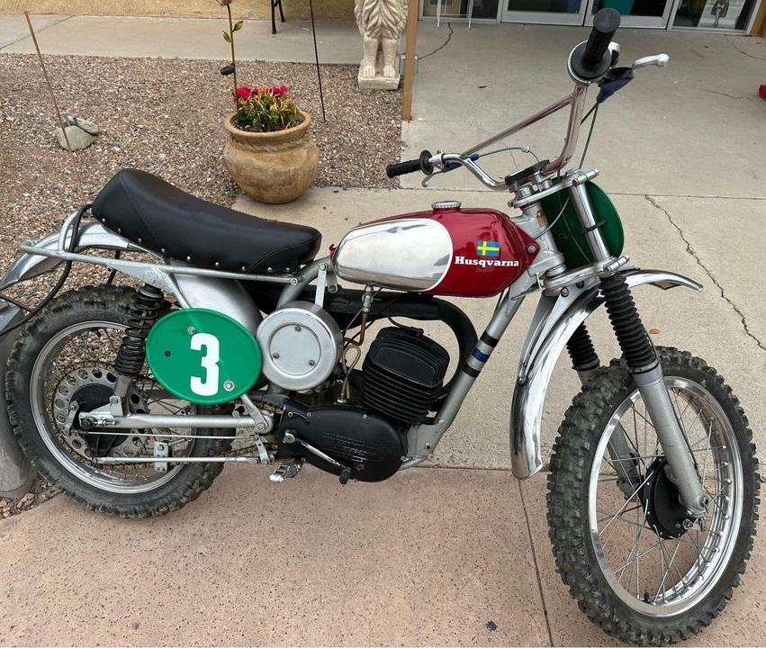 1967 HUSQVARNA 250 MOTOCROSS! O/A