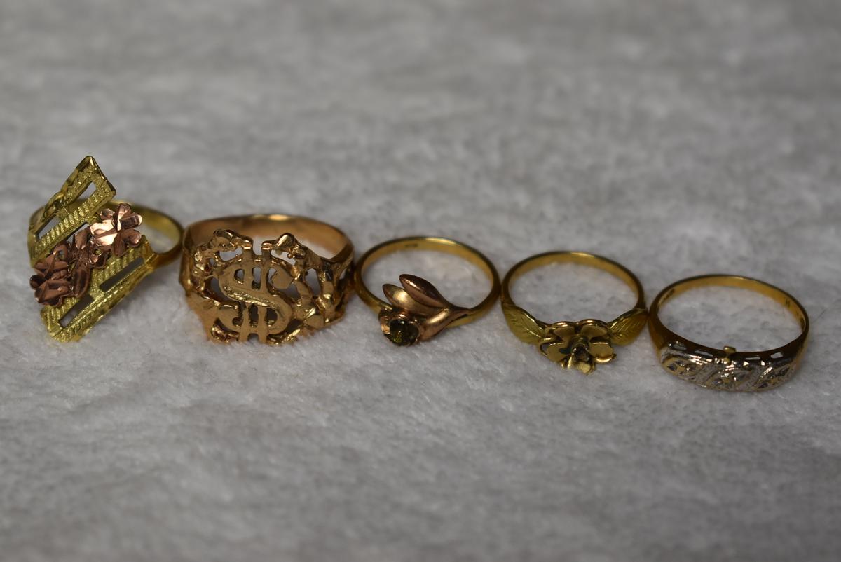 14KT GOLD RINGS!!