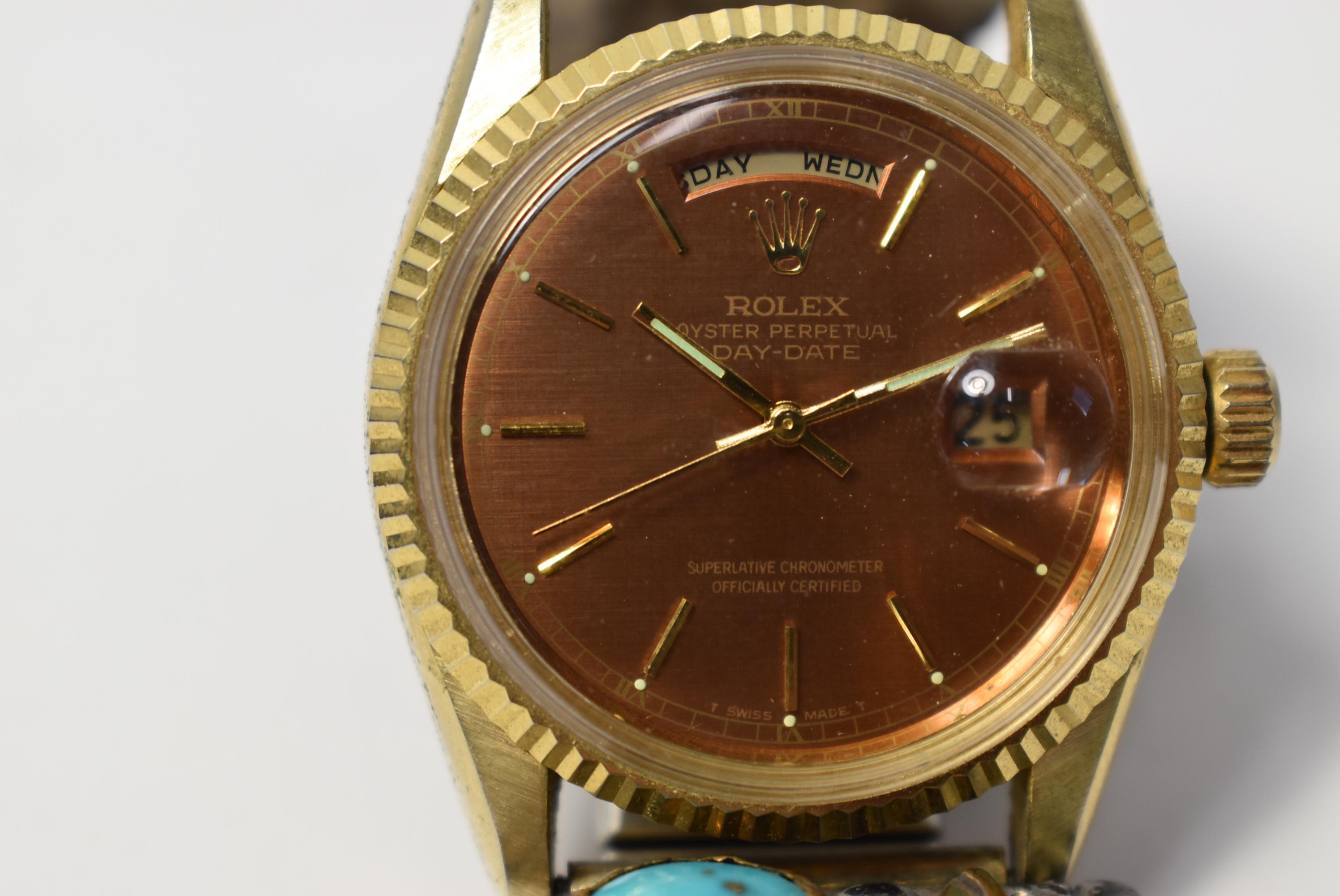 FAUX ROLEX WATCH NATIVE CUFFED!!!