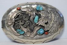 STUNNING NATIVE BELT BUCKLE!!