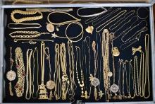 INCREDIBLE LOT OF GOLD COSTUME JEWERLY!!