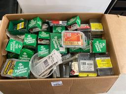 Large box of screws and hardware