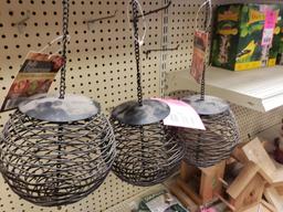 Qty 3 - Birdie Ball bird feeders. New old stock.
