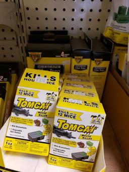 Large assortment of rodent killer, traps, etc. New.