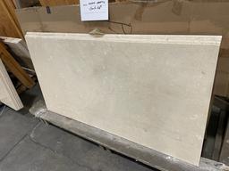 CREMA MARFIL MARBLE COUNTERTOP W/ FINISHED EDGE 30X60