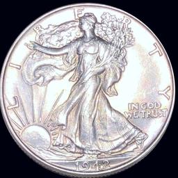 1942 Walking Half Dollar GEM UNCIRCULATED