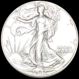 1941 Walking Half Dollar NEARLY UNCIRCULATED