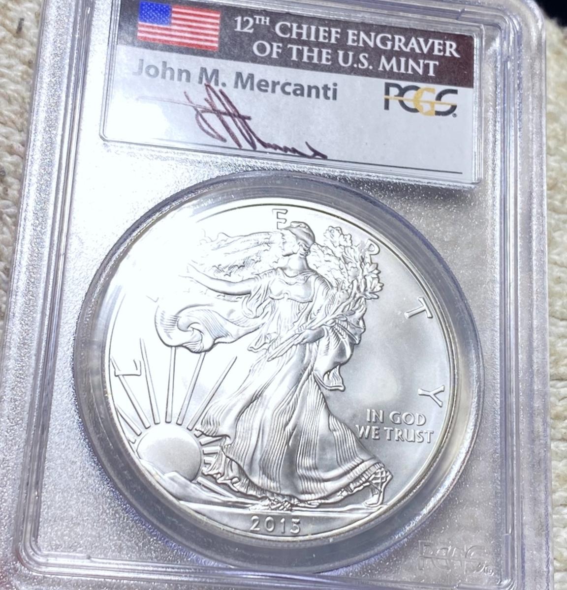 2013 Silver Eagle PCGS - MS69