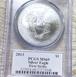 2013 Silver Eagle PCGS - MS69