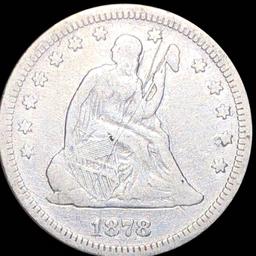 1878 Seated Liberty Quarter NICELY CIRCULATED