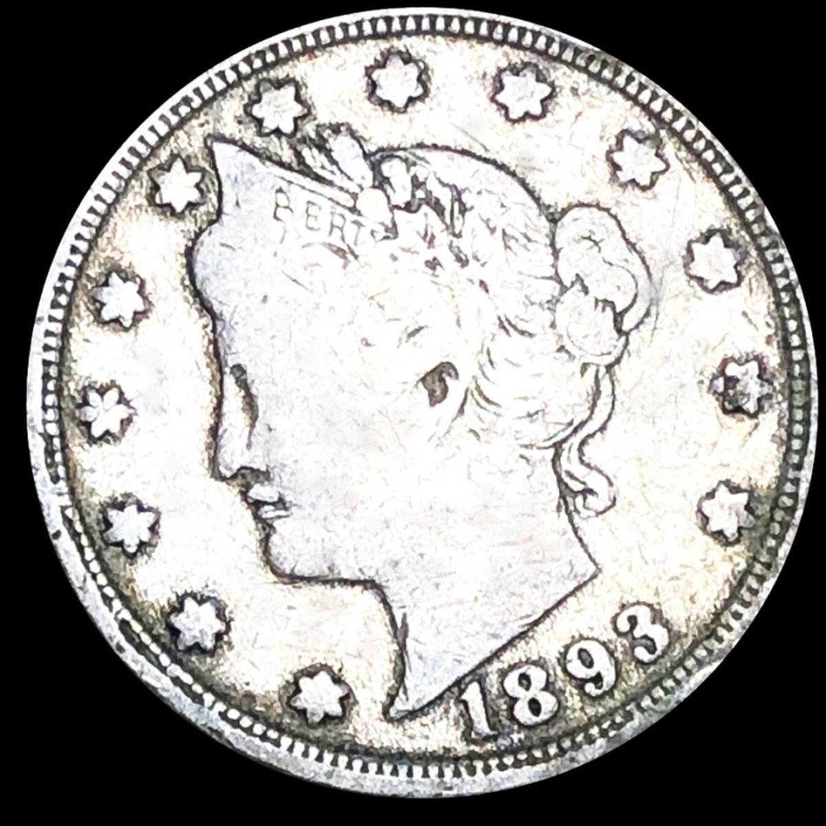 1893 Liberty Victory Nickel NICELY CIRCULATED