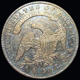 1836 8/3 Capped Bust Half Dollar LIGHTLY CIRC