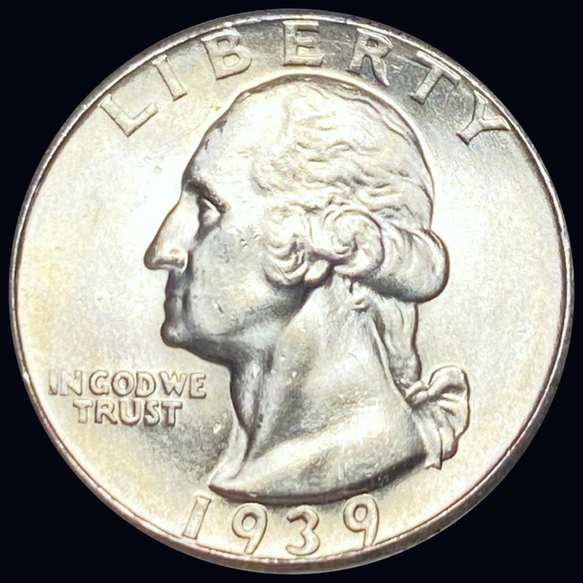 1939-D Washington Silver Quarter UNCIRCULATED