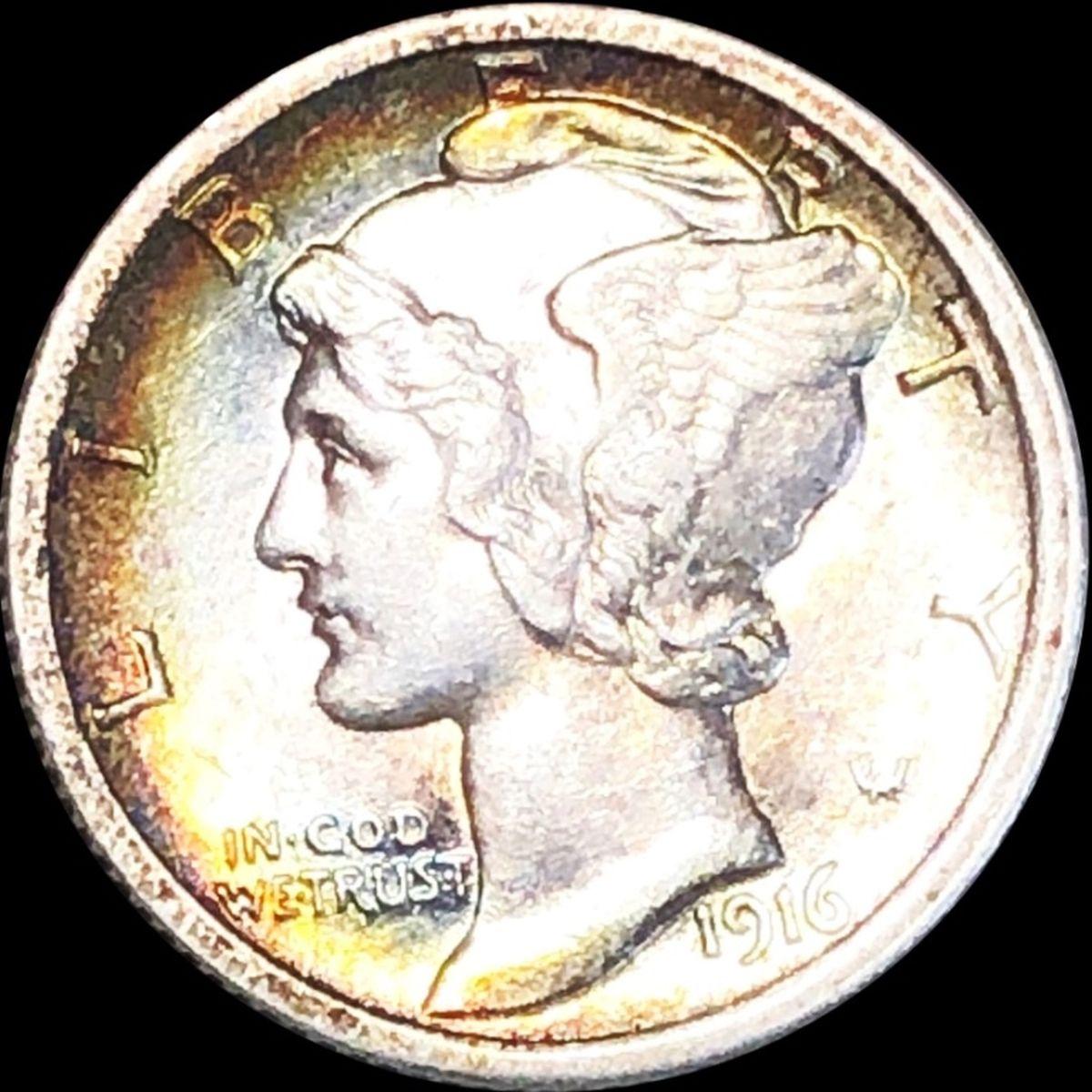 1916 Mercury Silver Dime UNCIRCULATED