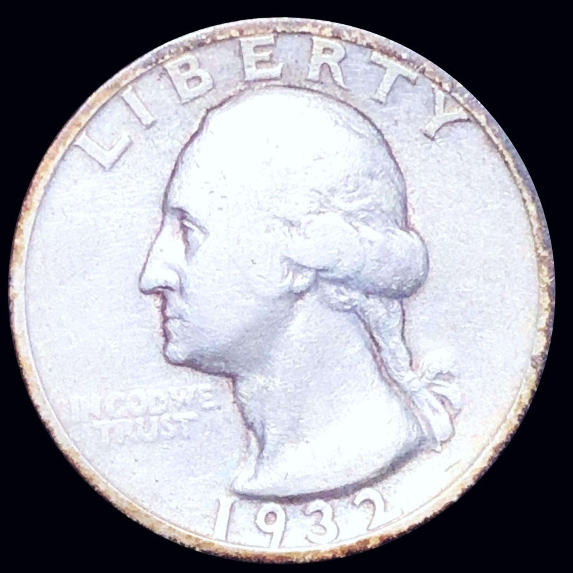 1932-S Washington Silver Quarter LIGHTLY CIRC