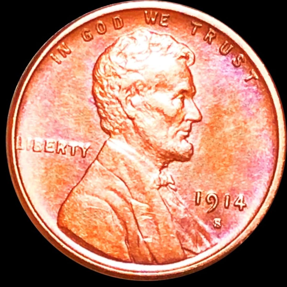 1914-S Lincoln Wheat Penny UNCIRCULATED