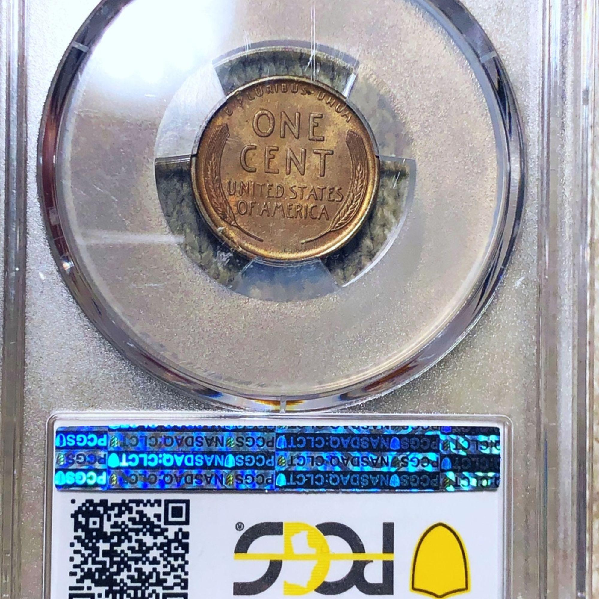 1909-S/S Lincoln Wheat Penny PCGS - MS 62 BN