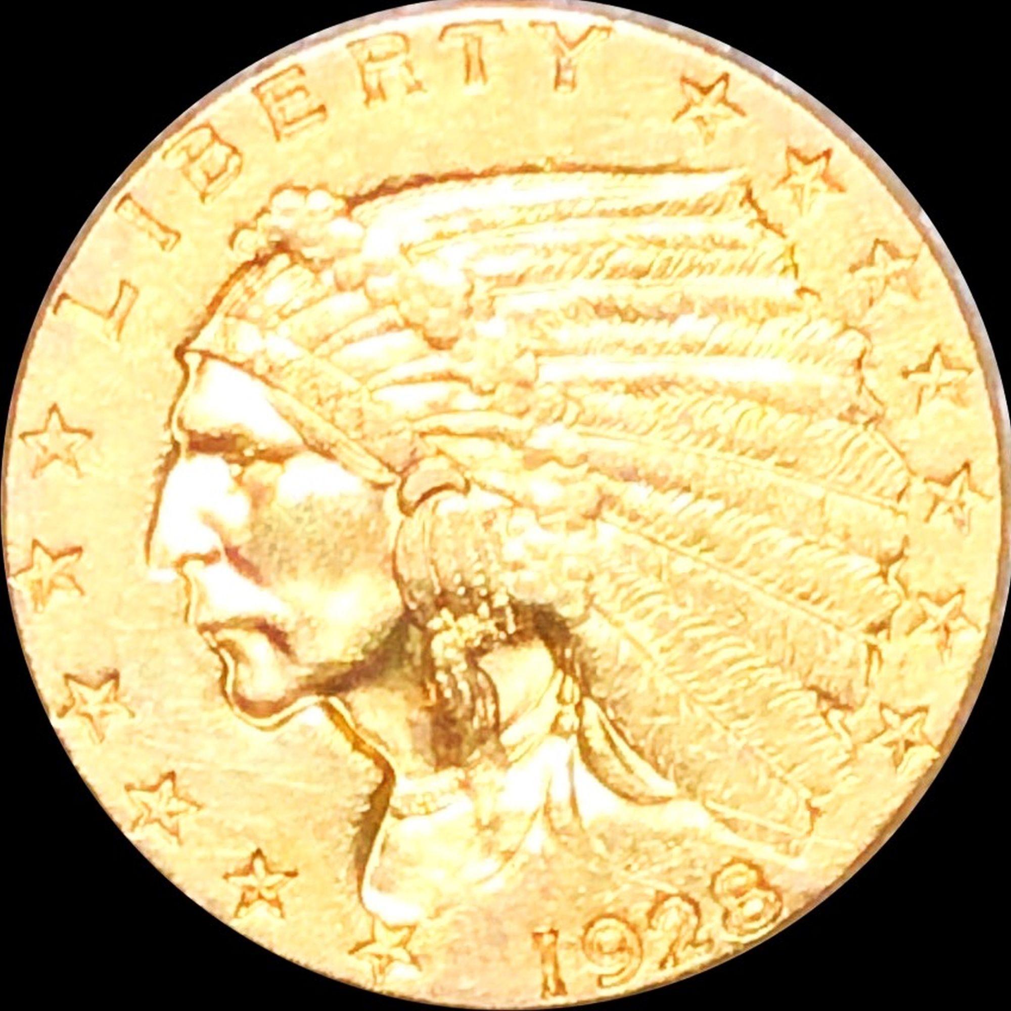 1928 $2.50 Gold Quarter Eagle CLOSELY UNC