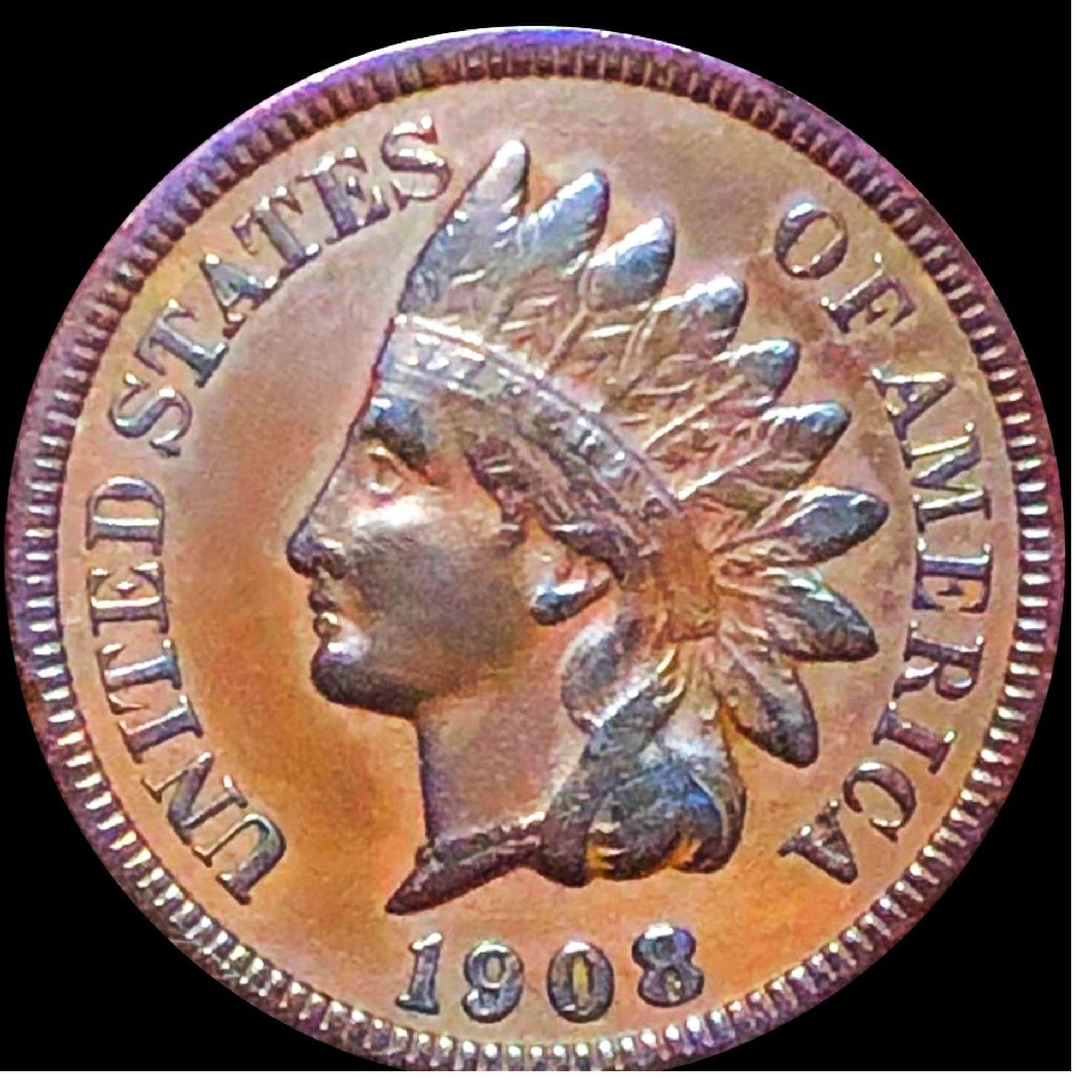 1908-S Indian Head Penny LIGHTLY CIRCULATED