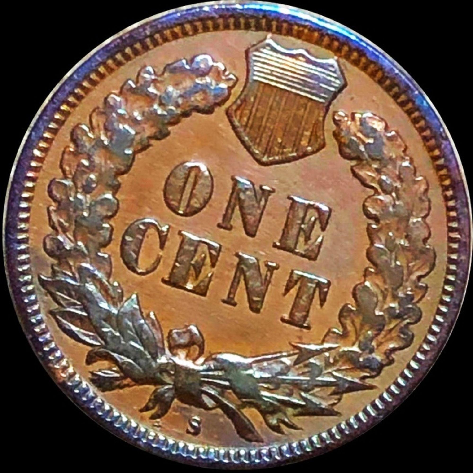 1908-S Indian Head Penny LIGHTLY CIRCULATED