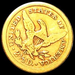 1871-S $2.50 Gold Quarter Eagle LIGHTLY CIRCULATED