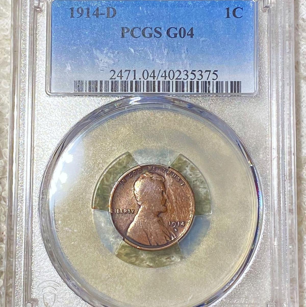 1914-D Lincoln Wheat Penny PCGS - G04