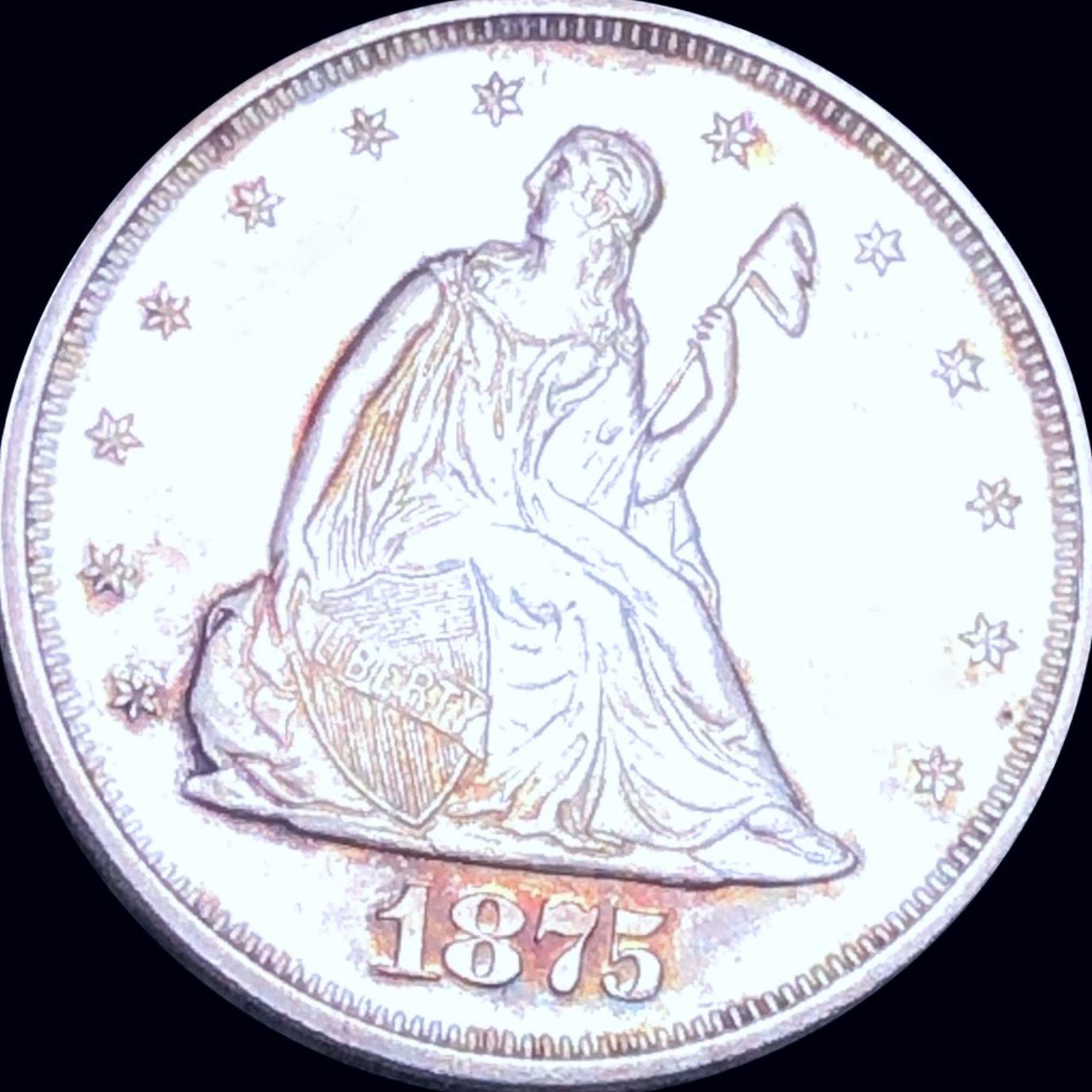 1875 Seated Twenty Cent Piece UNCIRCULATED