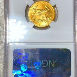 2011 $10 Gold Eagle NGC - MS70