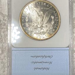 1882-S Morgan Silver Dollar NNC - MS65+