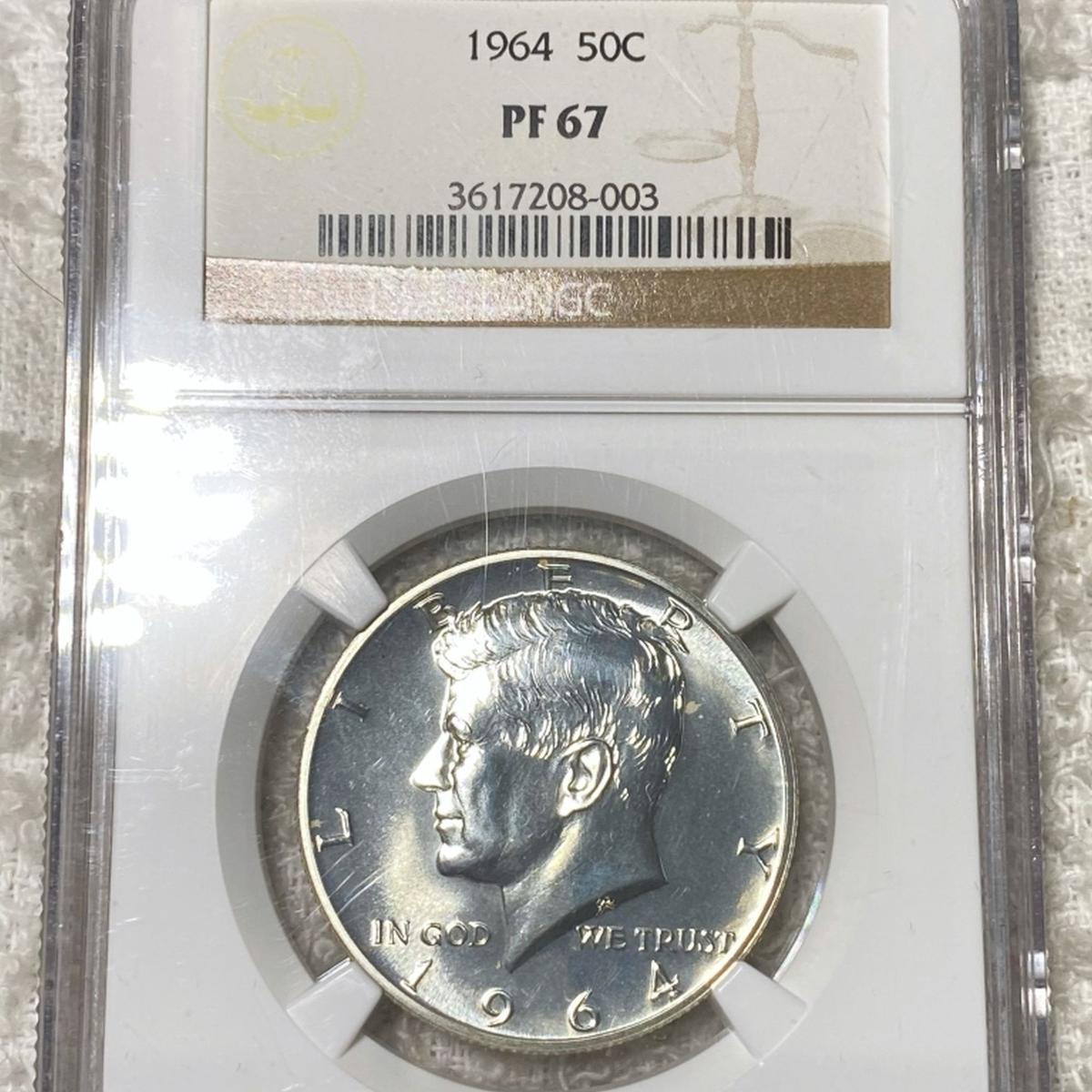 1964 Kennedy Half Dollar NGC - PF67