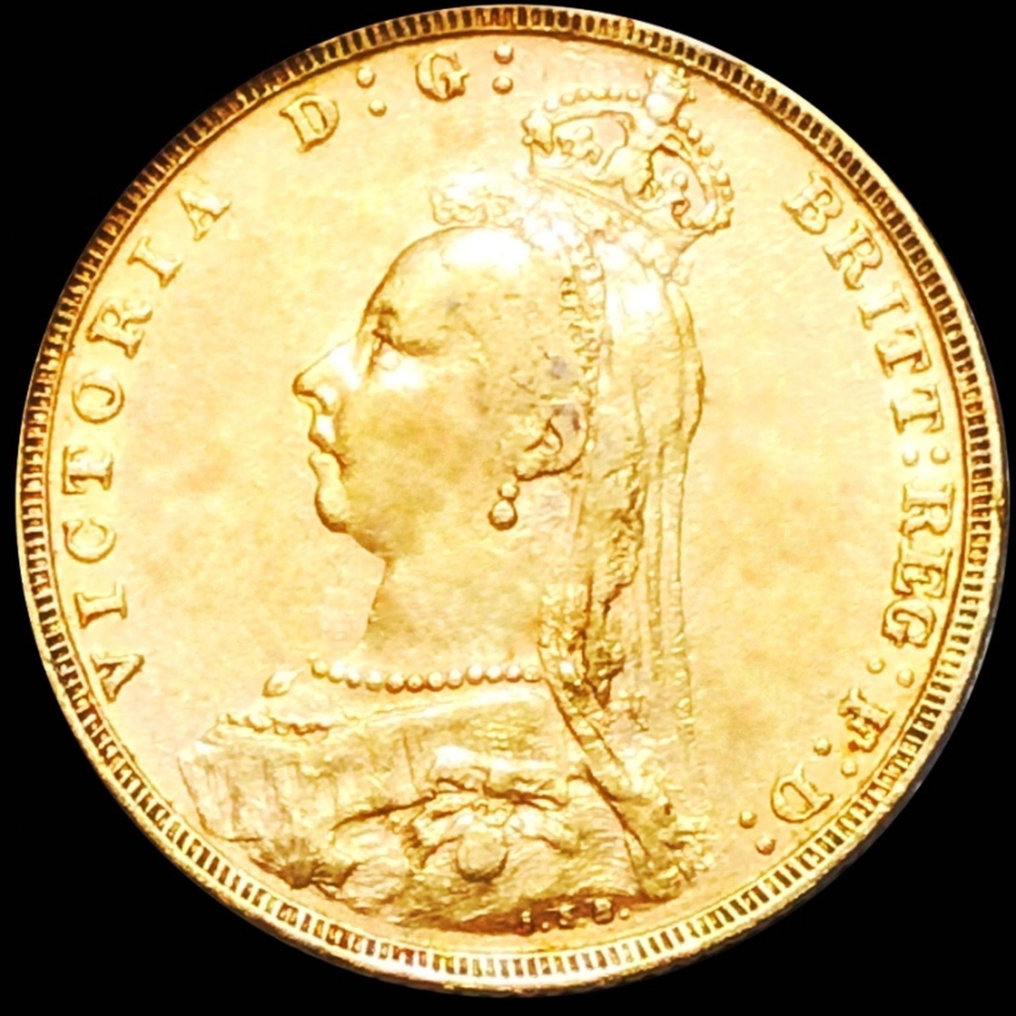 1892 Great Britain Gold Sovereign UNCIRCULATED