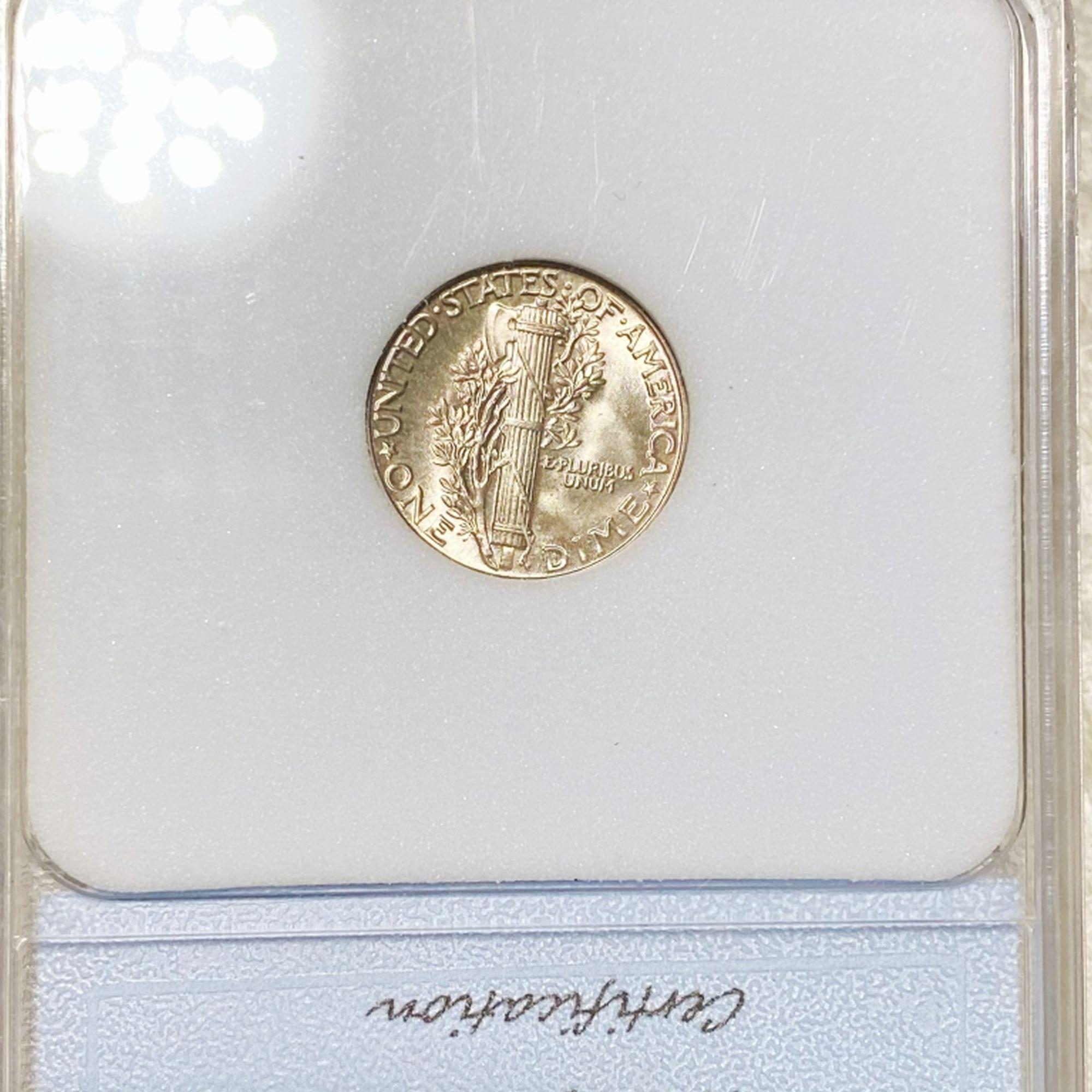 1931 Mercury Silver Dime NNC - MS 66 FB