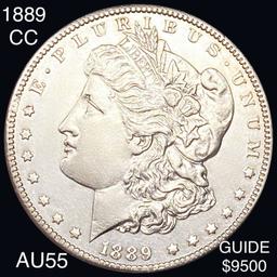 1889-CC Morgan Silver Dollar CHOICE AU