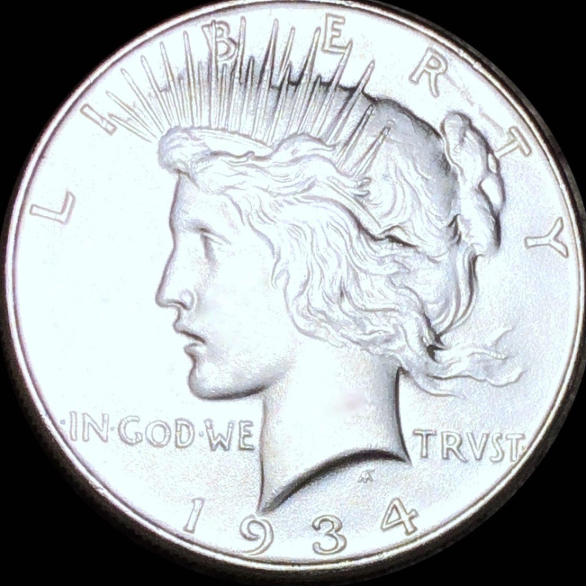 1934 Silver Peace Dollar UNCIRCULATED