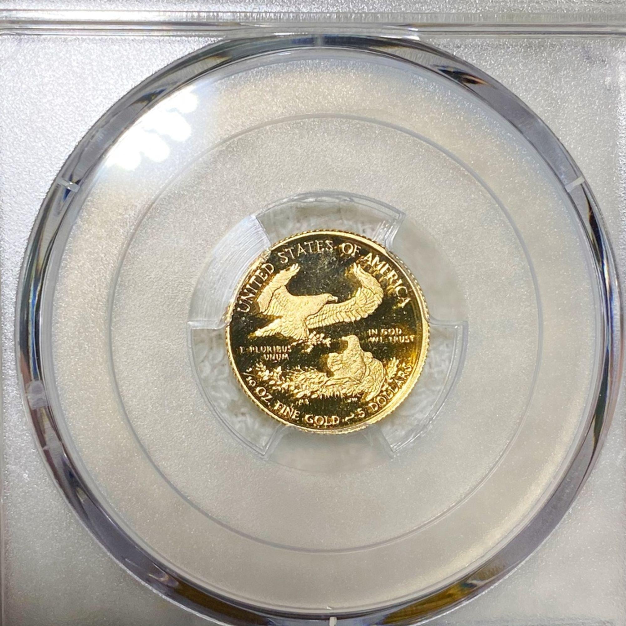 2021-W $5 Gold Half Eagle PCGS - PR70DCAM 1/10Oz